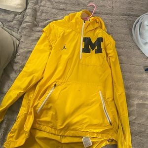 Jordan Michigan Maize windbreaker